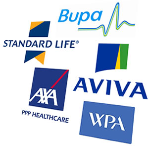 BUPA, Standard Life, Aviva, AXA PPP Healthcare, WPA